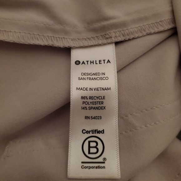 Athleta Tribeca Utility Crop Pants in Birch Grey Size 14P - Picture 11 of 12